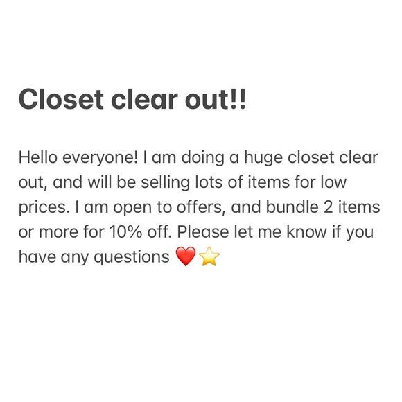 Closet clear out!! - Picture 1 of 1